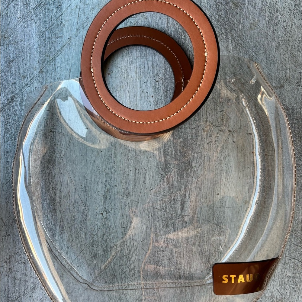 STAUD Tan Clear Tote Bag - Picture 6 of 6